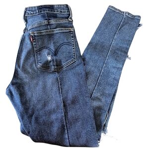 Levi's Altered 721 High Rise Skinny Jeans Size 29
